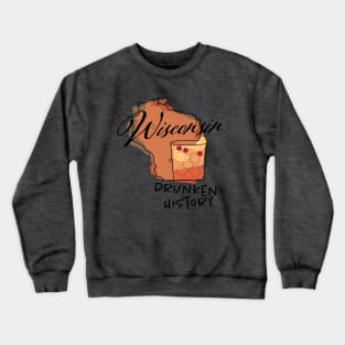 Supper Club Design Colored Crewneck Sweatshirt